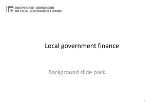 Local Government Finance - Independent Commission on Local