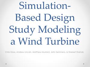 Modeling a Wind Turbine Model