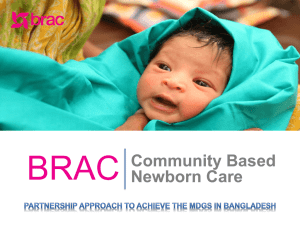 Community Based Newborn Care