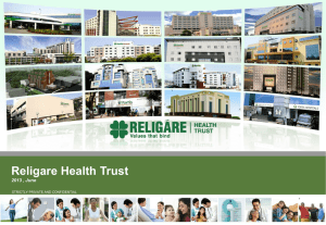 S$ m - Religare Health Trust