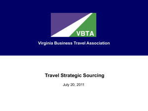 Strategic Sourcing - Virginia Business Travel Association