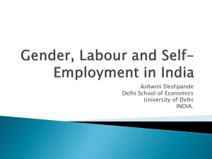Gender, Labour and Self