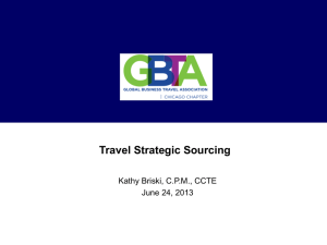 Strategic Sourcing - Chicago Business Travel Association