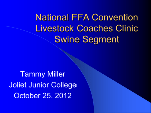 National FFA Convention Livestock Coaches Clinic