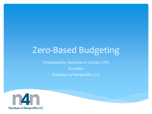 Zero-Based Budgeting (PPT)