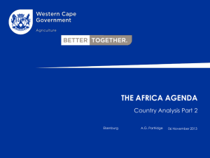 Africa Agenda - Country Analysis Part 2
