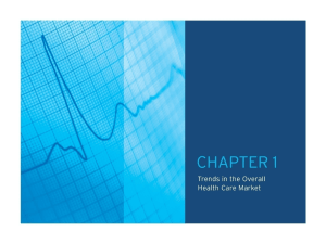 Chapter 1: Trends in the Overall Health Care Market