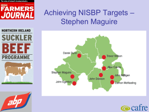 Achieving NISBP Targets