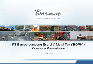 Borneo Lumbung Energy & Metal