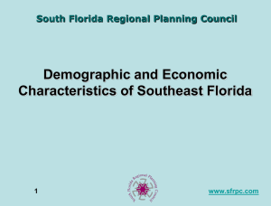 Demographic Characteristics of Southeast Florida