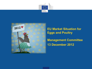 EU Market Situation for Eggs Management Committee 13 December
