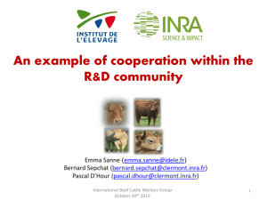 An example of cooperation within the R&D community