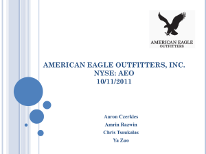 American Eagle Outfitters, Inc. NYSE: AEO 10/11/2011
