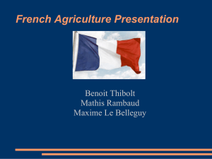 French Agriculture Presentation