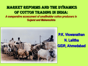 Presentation - NCDEX Institute of Commodity Markets and Research