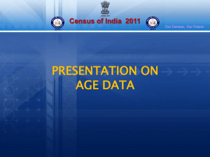 04. presentation on age data - Directorate of Census Operation