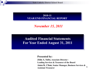 Year End Financial Report PowerPoint Presentation