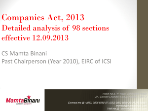 Presentation on 98 sections effective 12092013