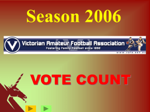 View PowerPoint presentation of Vote Count