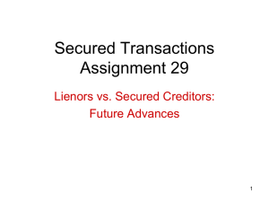 Secured Transactions Assignment 29