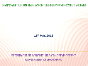 Department of Agriculture & Cane Development,Jharkhand
