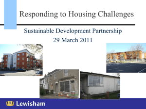 Responding to Housing Challenges SDP 290311 Presentation