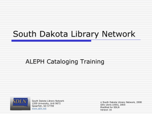 Cat - South Dakota Library Network