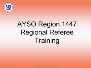 U10/12/14 (Regional Referee)