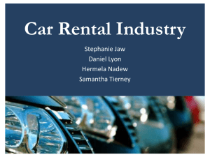 Why Car Rentals?