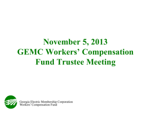 Georgia EMC Workers` Compensation Fund Trustee Meeting