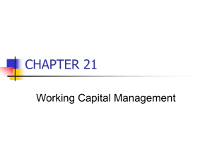 Working Capital, PowerPoint Show