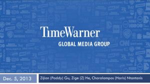 Time WARNER(NYSE:MOS) November 7, 2013