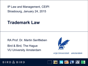 Trademark Law 2015 - VU