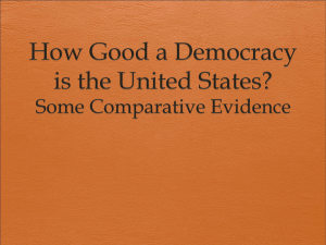 Diamond, How Good a Democracy is the US