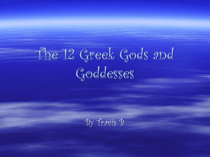 The 12 Greek Gods and Godesses