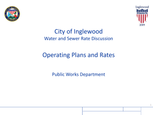 Water and sewer - City of Inglewood
