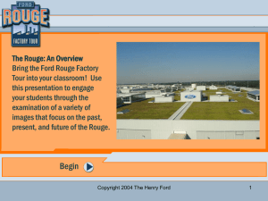 An Overview - The Henry Ford