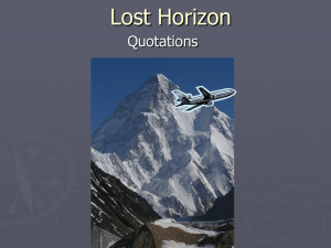 Lost Horizon Quotes
