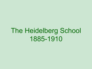 Art History - Heidelberg School