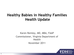 Healthy Babies in Healthy Families Update