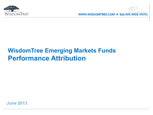 DEM Country Attribution – YTD as of 6/30/2013