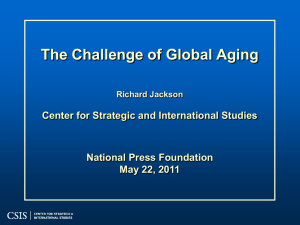 Challenge of Global Aging - National Press Foundation