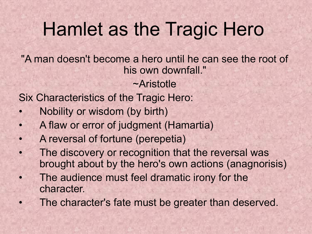 who are some tragic heroes