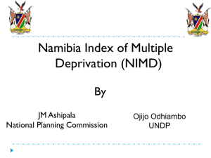 Namibia Index of Multiple Deprivation