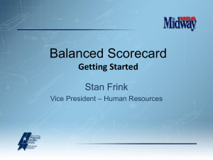 A Balanced Scorecard - America Needs Baldrige!