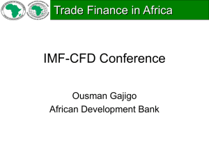 Trade Finance in Africa - Graduate Institute of International and