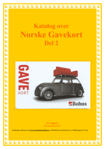 Gavekortkatalog 23. utg. (Desember 2014) - Del 2