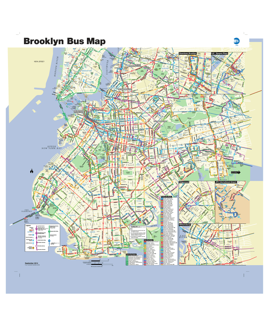 mta brooklyn bus map
