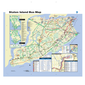 Staten Island Bus Map September 2014