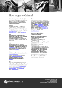 How to get to Gränna?
